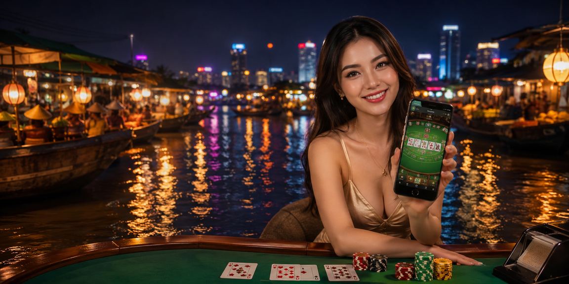Người chơi Cần Thơ trải nghiệm bàn Baccarat trực tuyến với phong cách hiện đại