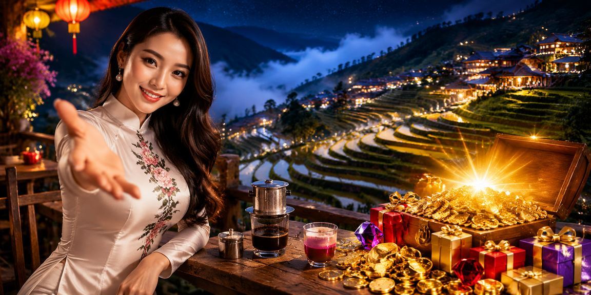 Người dùng Sa Pa ngồi xem kèo bóng đá và đặt cược thể thao qua điện thoại bên tách cà phê